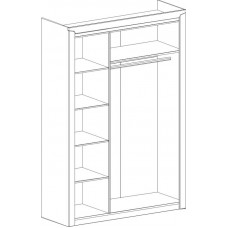 Шкаф трехдверный Соренто с раздвижными дверям